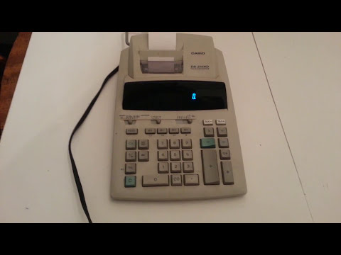 Casio DR-210HD Adding