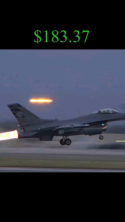 F-16 Afterburner Fuel Cost in Real Time