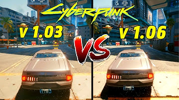 Cyberpunk 2077 | Performance Comparison - (Patch 1.03 vs 1.06) Does it improve FPS?🤔 (Low-end PC)