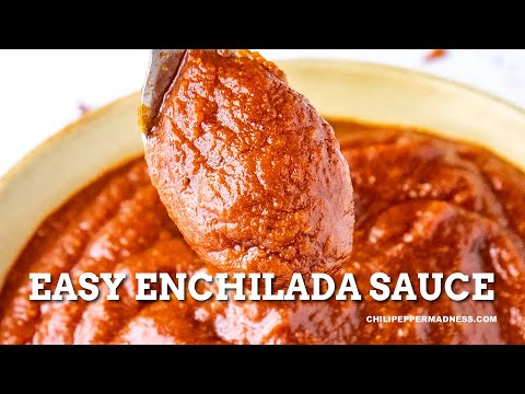 Quick and Easy Enchilada Sauce Recipe - Chili Pepper Madness