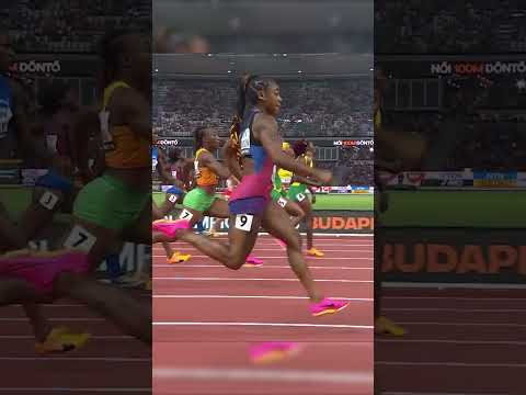 Sha'Carri Richardson is the 100m world champion 🔥 #athletics #sprint #usa #worldathleticschamps
