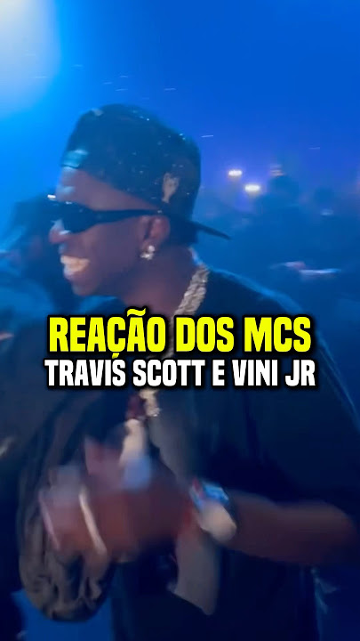 Reação dos Mcs ao ver o Travis Scott na festa do Vini JR😱 #oruam #vinijr #travisscott #mcryansp