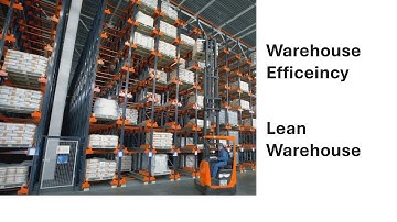 Warehousing in supply chain management. Lean warehouse operation. Efficient warehouse management.