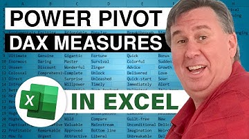 Excel - Using DAX Measures to Calculate in PowerPivot - Episode 1327