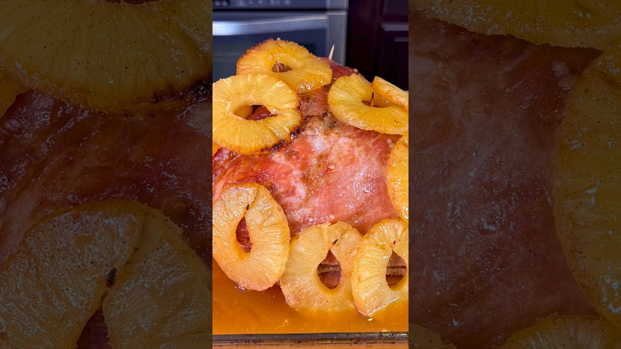 Pineapple Glazed Holiday Ham 