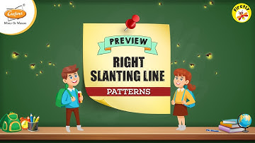 Firefly Pre-Primary Digital Preview - Patterns - Right Slanting Line