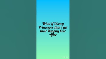 What if Disney Princesses didn’t get their Happily Ever After #procreate #disney #happilyeverafter