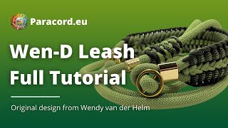 How to make Collar and Leash in one | WenD Leash | Paracord tutorial DIY