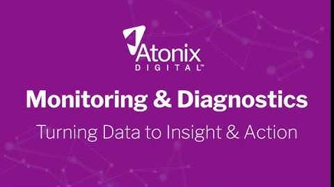 Atonix Digital Monitoring & Diagnostics Workflow Demo Video - Turning Data into Insights
