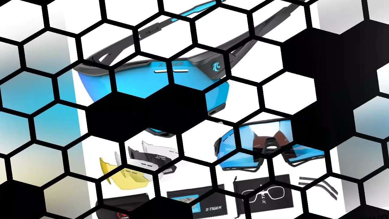 X-TIGER New Cycling Glasses MTB Bike Protection Eyewear Running Fishing Sports Men Women 5 Lens Pola