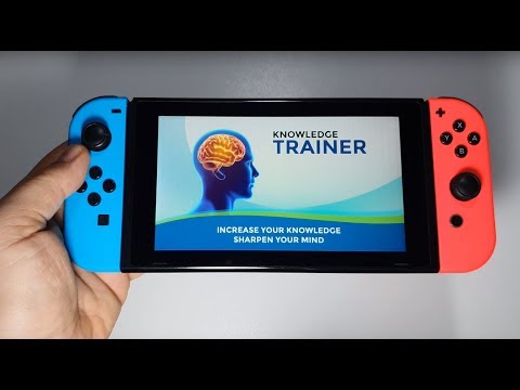 Knowledge Trainer: Trivia Nintendo Switch handheld gameplay