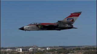 German Air Force Panavia Tornado IDS Full Display | Malta International Airshow 2025