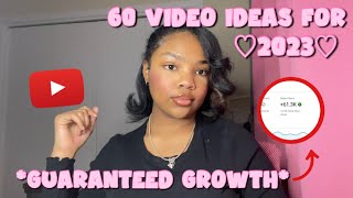 60 Youtube Video Ideas That Will Blow Your Channel Up In 2023 Guaranteed Growth