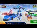 US Police Car Tiger Robot Game: Police Plane Transport (Lvl 1 - 10) - Android Gameplay FHD