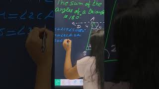 angle sum properties of triangles #properties #anglesumpropertyoftriangle #maths #mathstricks #exam