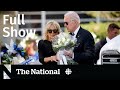 CBC News: The National | Biden in Texas, Ukraine arrivals, Afghanistan veterans