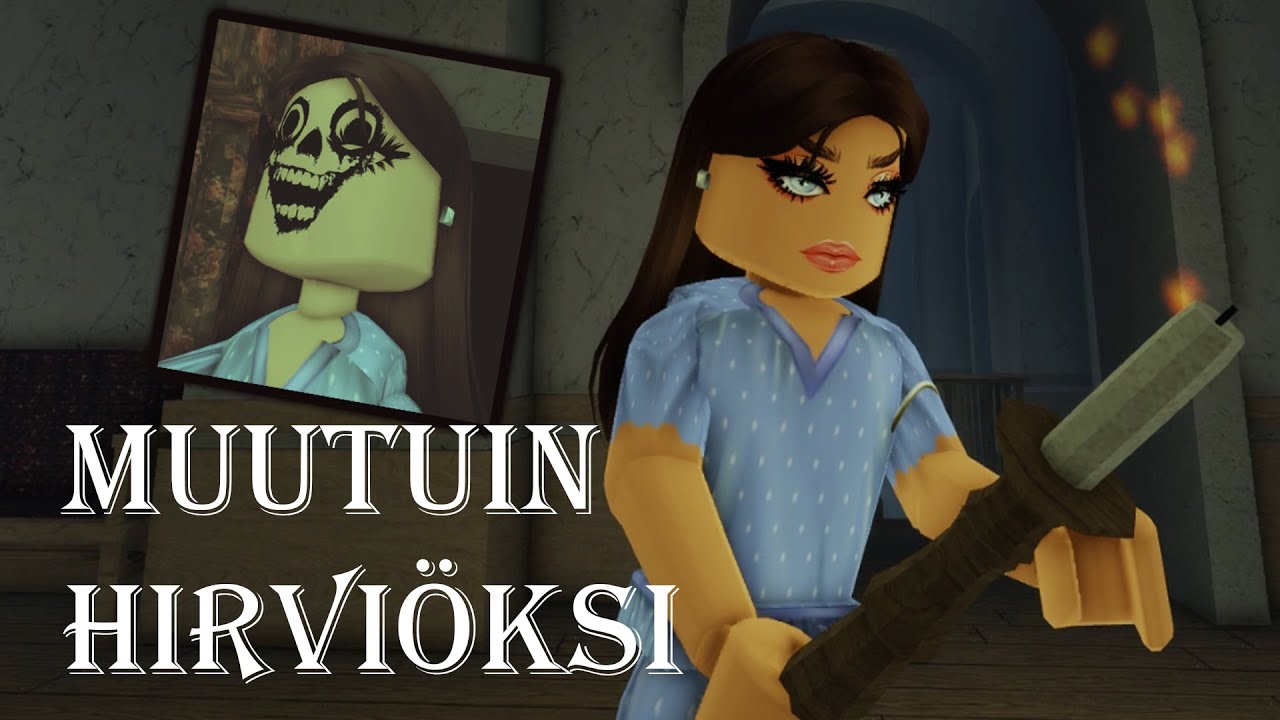 TÄMÄ ROBLOX PELI MUUTTI MINUT HIRVIÖKSI (Roleplay)...