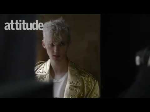 Go behind the scenes of Troye Sivan's Attitude cover shoot