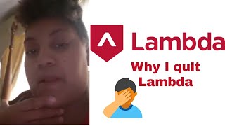 Why I Quit Lambda After 2 Days & QA Request#lifestylevlog#school
