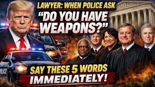 Lawyer: When Police Ask "Do You Have Weapons?" — Say These 5 Words Immediately!