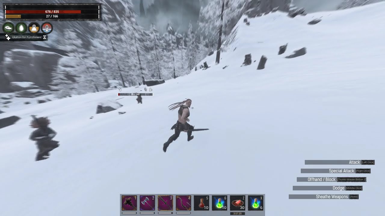 Conan Exiles 2025: Long sword PVP 1v2 (Won 5:0)