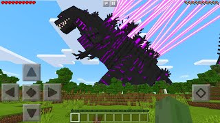 I Found SHIN GODZILLA in Minecraft Pocket Edition...