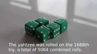yahtzee in 5064 rolls