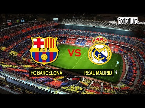 PES 2018 | FC Barcelona vs Real Madrid | El Clasico | Gameplay PC