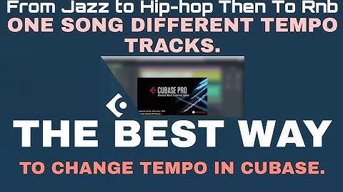 HOE JE VERSCHILLENDE TEMPO-TRACKS IN CUBASE KUNT VERANDEREN. #Mixen #Masteren #TempoVeranderen