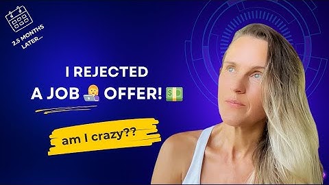 Why I Rejected a $140K Software Engineering Job Offer (in 2025!)