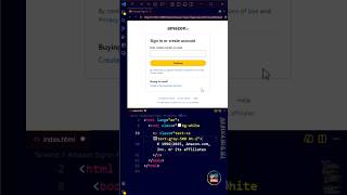 Amazon Signin Page with Tailwind CSS ✨ #coding #frontendcourse #frontenddevelopment #programming
