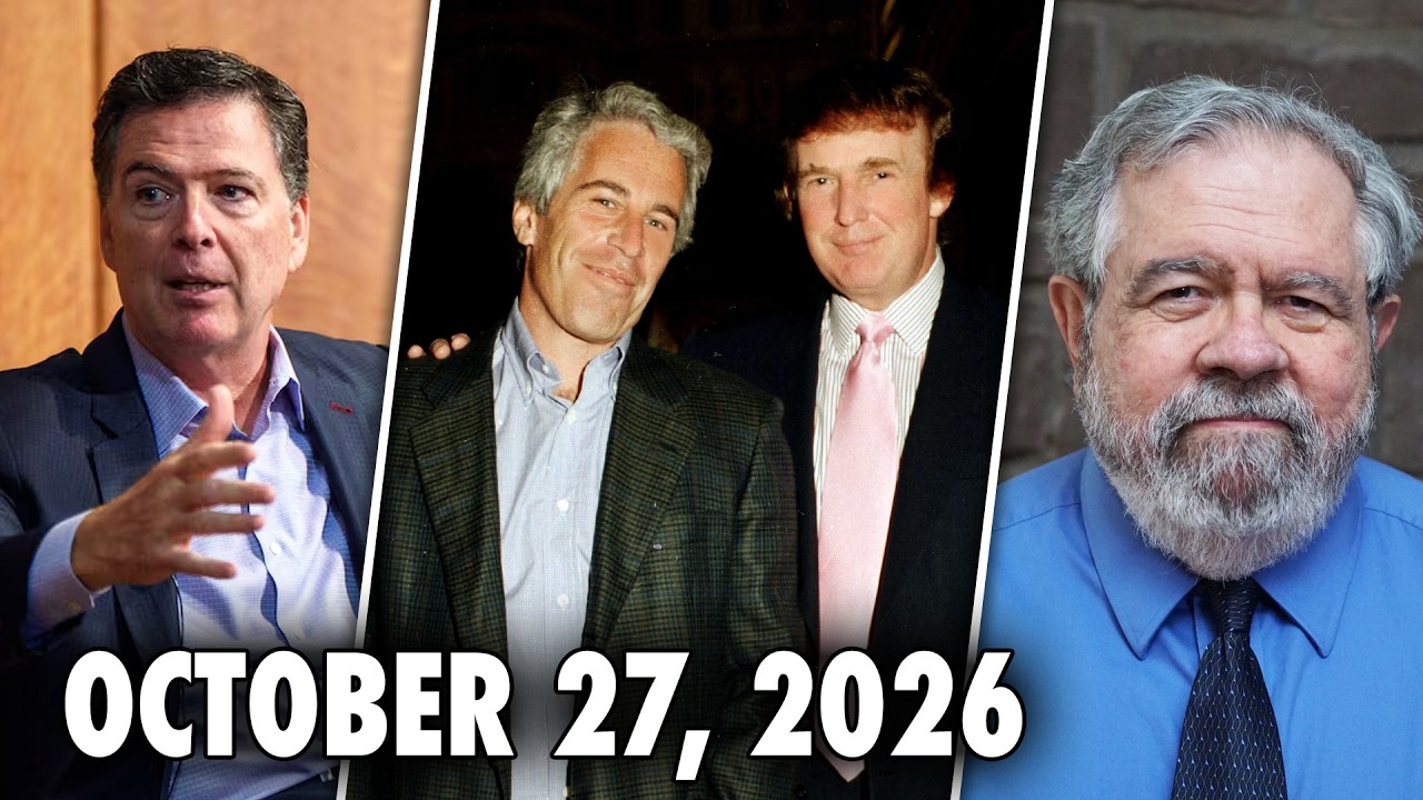 Dems Push For Investigation Into Trump Epstein Ties, DOJ Charges Comey, David Cay Johnston 10/27/26