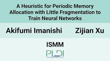 [ISMM24] A heuristic algorithm for periodic memory allocation with little fragmentation to train(…)