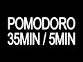 Study with POMODORO technique 35MIN WORK 5MIN BREAK TIMER (80 min)