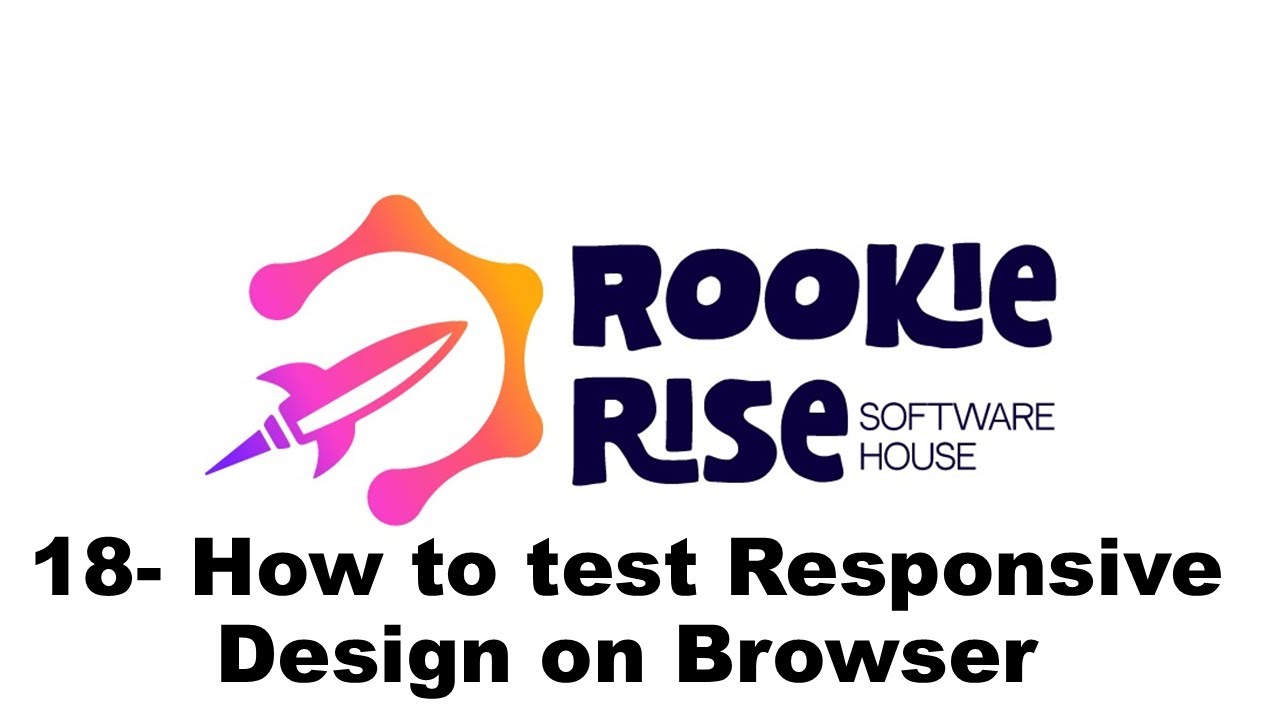 How to test Responsive Design on Browser - YouTube