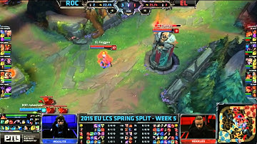 Roccat vs Elements | LCS EU 2015 Spring Split | 10. nap 2. meccs