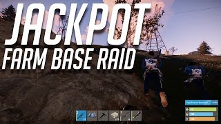 VANILLA RUST | JACKPOT FARM BASE RAID (#5)