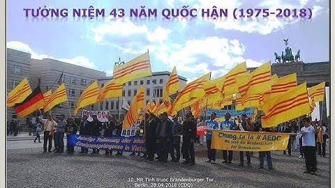 BERLIN: TƯỞNG NIỆM 43 Năm QUỐC HẬN (1975-2018)
