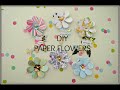 DIY | Paper Flower Shape Embellishments | EASY TUTORIAL