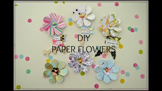 DIY | Paper Flower Shape Embellishments | EASY TUTORIAL