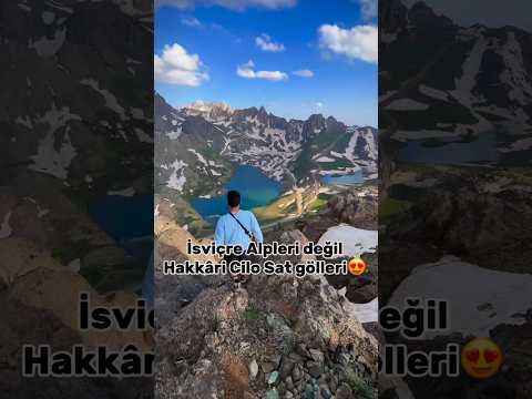 Hakkâri Cilo Sat Gölleri😍 #hakkari #gezgin #adventure #view #turkey #travel #gezi #türkiye #huzur