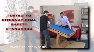 BCE 6ft Folding Leg Pool Table FP-6TT