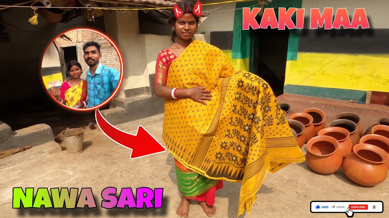 Kaki maa gift m kiya | santali daily vlog 