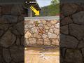 بناء الجدران و الاساسات بستخدام الحجارة