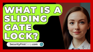 What Is A Sliding Gate Lock? - SecurityFirstCorp.com