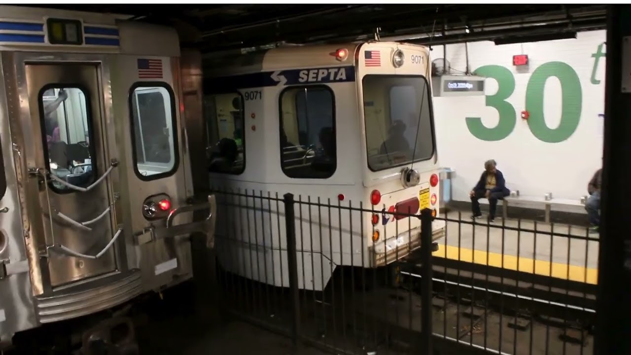SEPTA Trolley Observation At Drexal Station at 30th Street