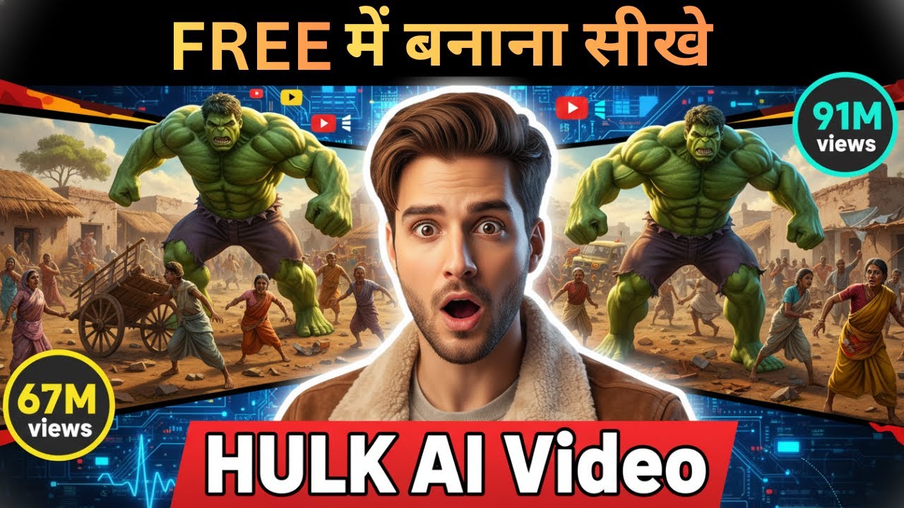 How To Create Perfect Ai Hulk Videos | Free Full Tutorial