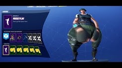 new fortnite freestylin dance emote bass boosted - fortnite freestylin 1 hour