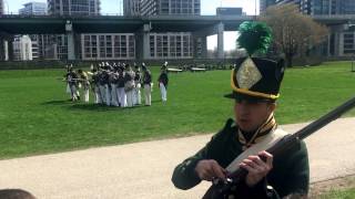 Musket firing demonstration @ Fort York