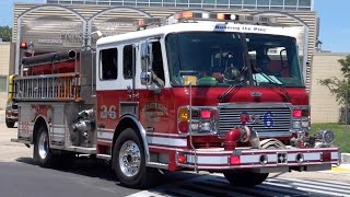 District Heights VFD Engine 826B & PGFD Paramedic Ambulance 826 Responding